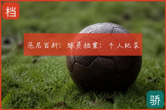 范尼百科:球员档案:个人纪录